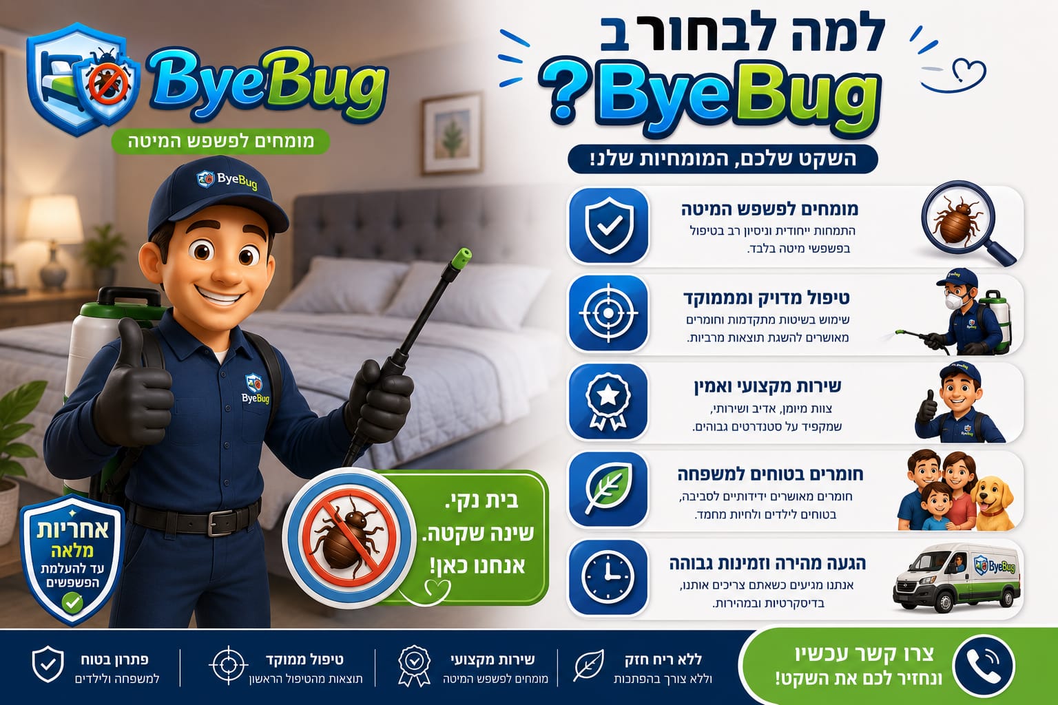 זיהוי פשפש מיטה – ראיות אופייניות שנמצאו בחיפוש מקצועי